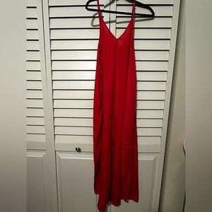 VENUS Red Maxi Coverup Dress